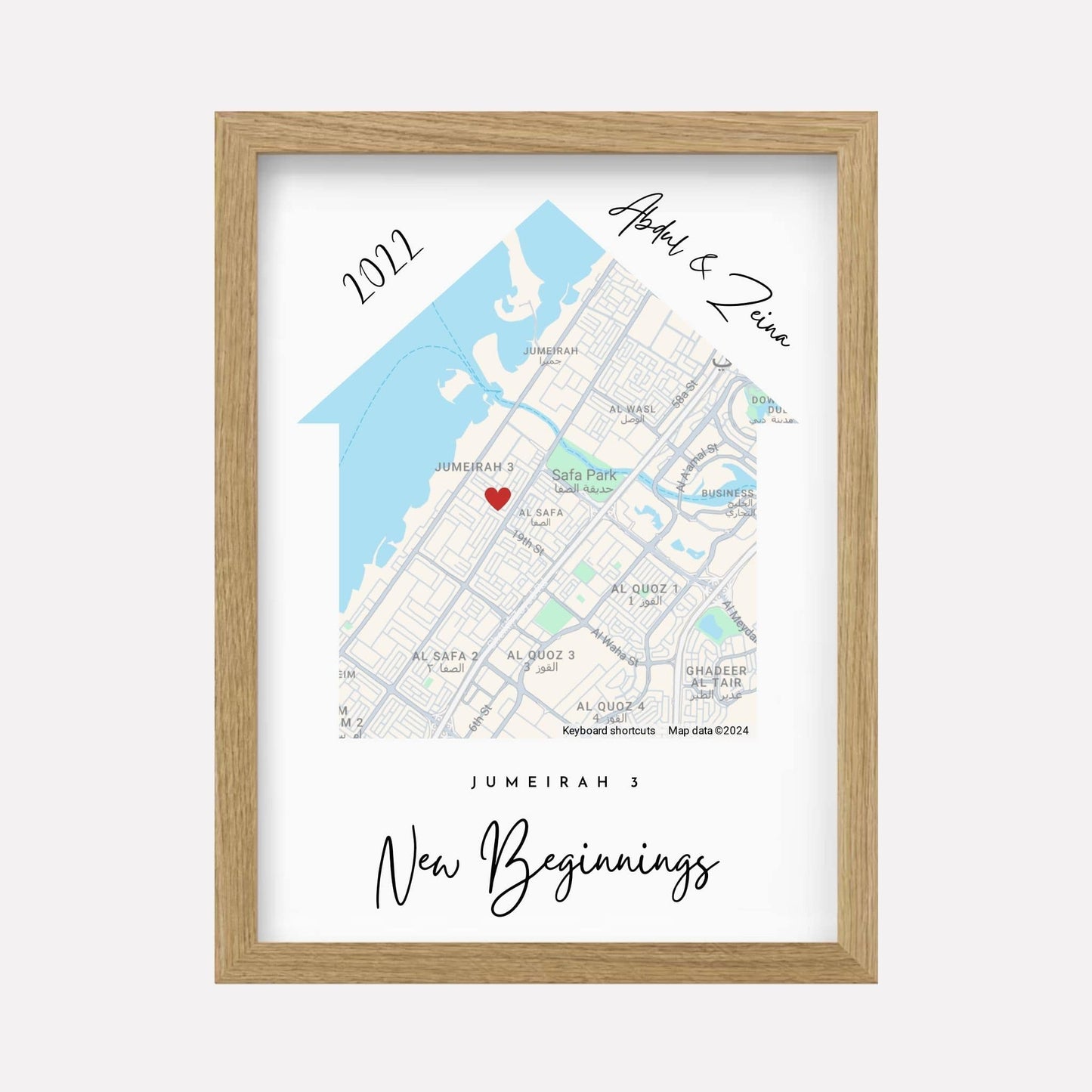 Custom New Home Print - Dubai Real Estate Closing Gift | Hadiyah
