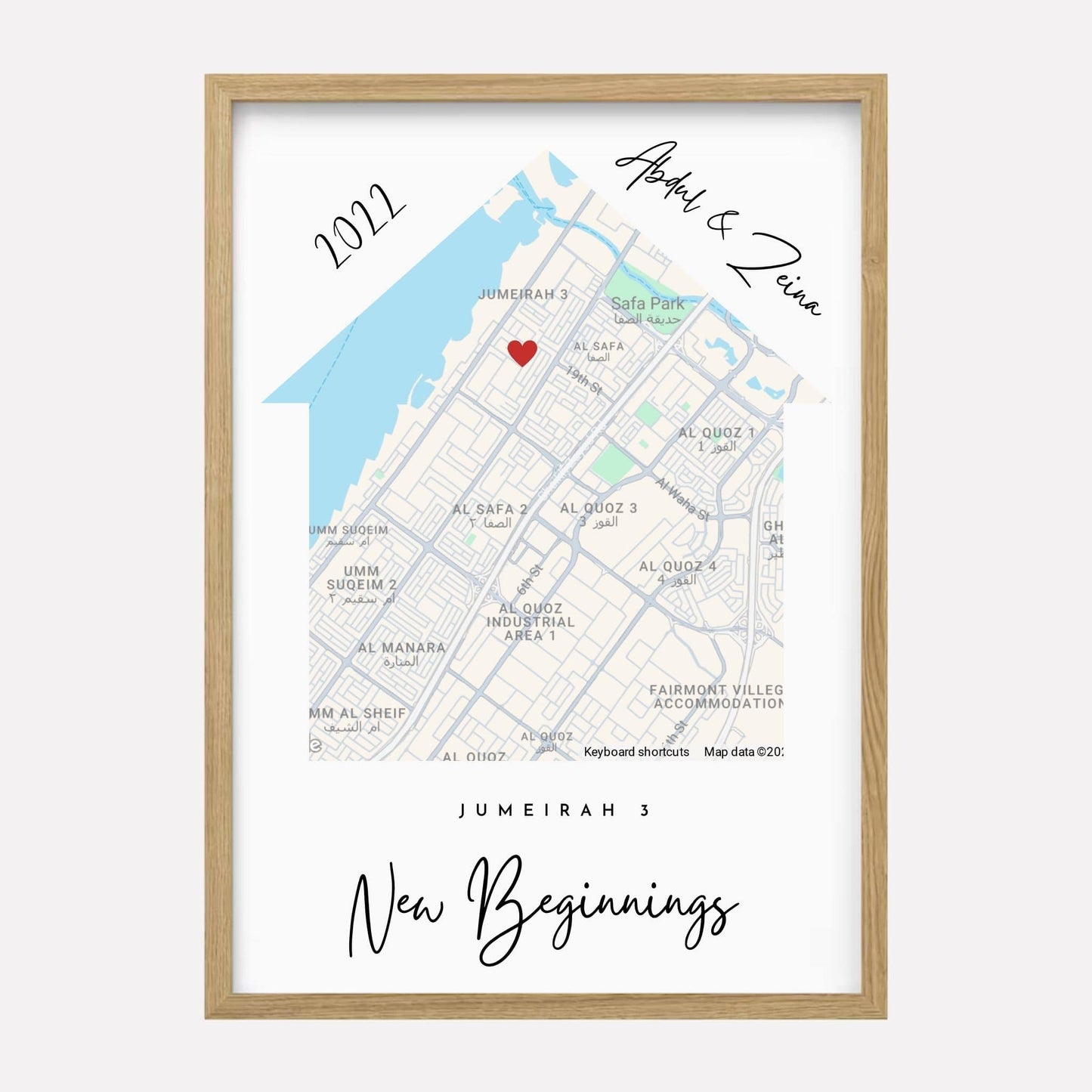 Custom New Home Print - Dubai Real Estate Closing Gift | Hadiyah
