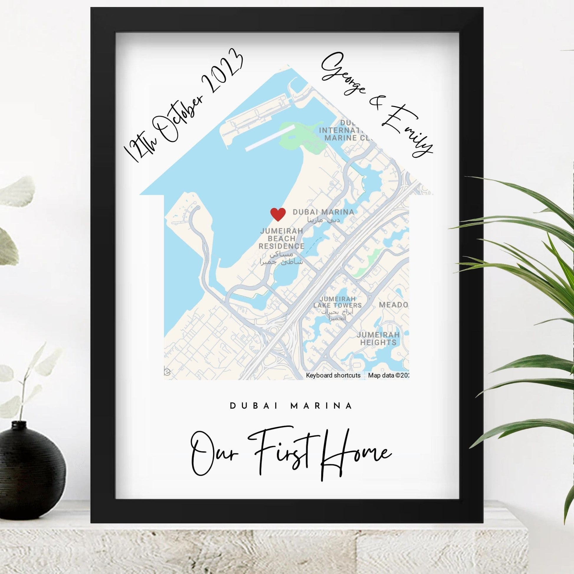 Custom New Home Print - Dubai Real Estate Closing Gift | Hadiyah