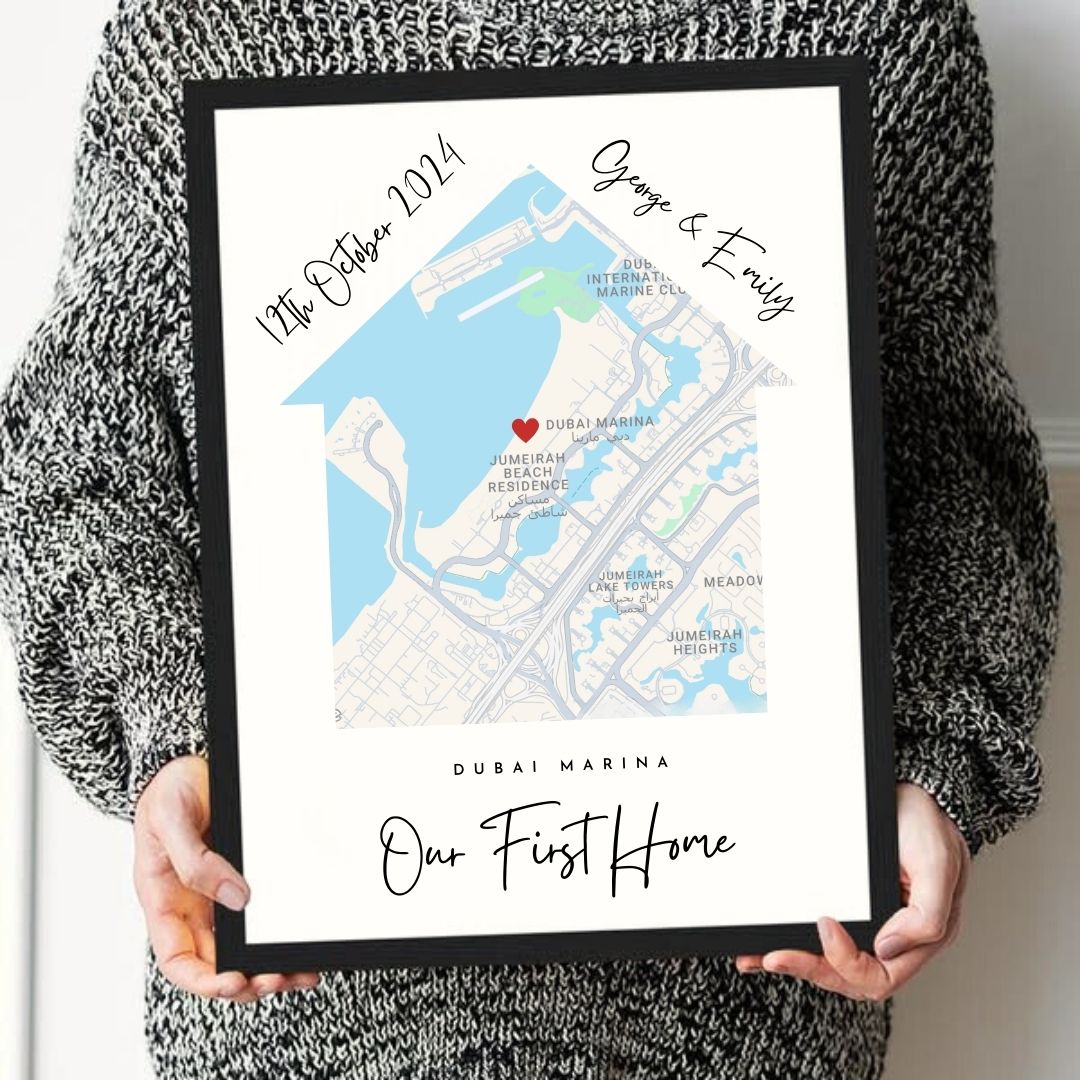 Personalised Map Of Your Home - Hadiyah