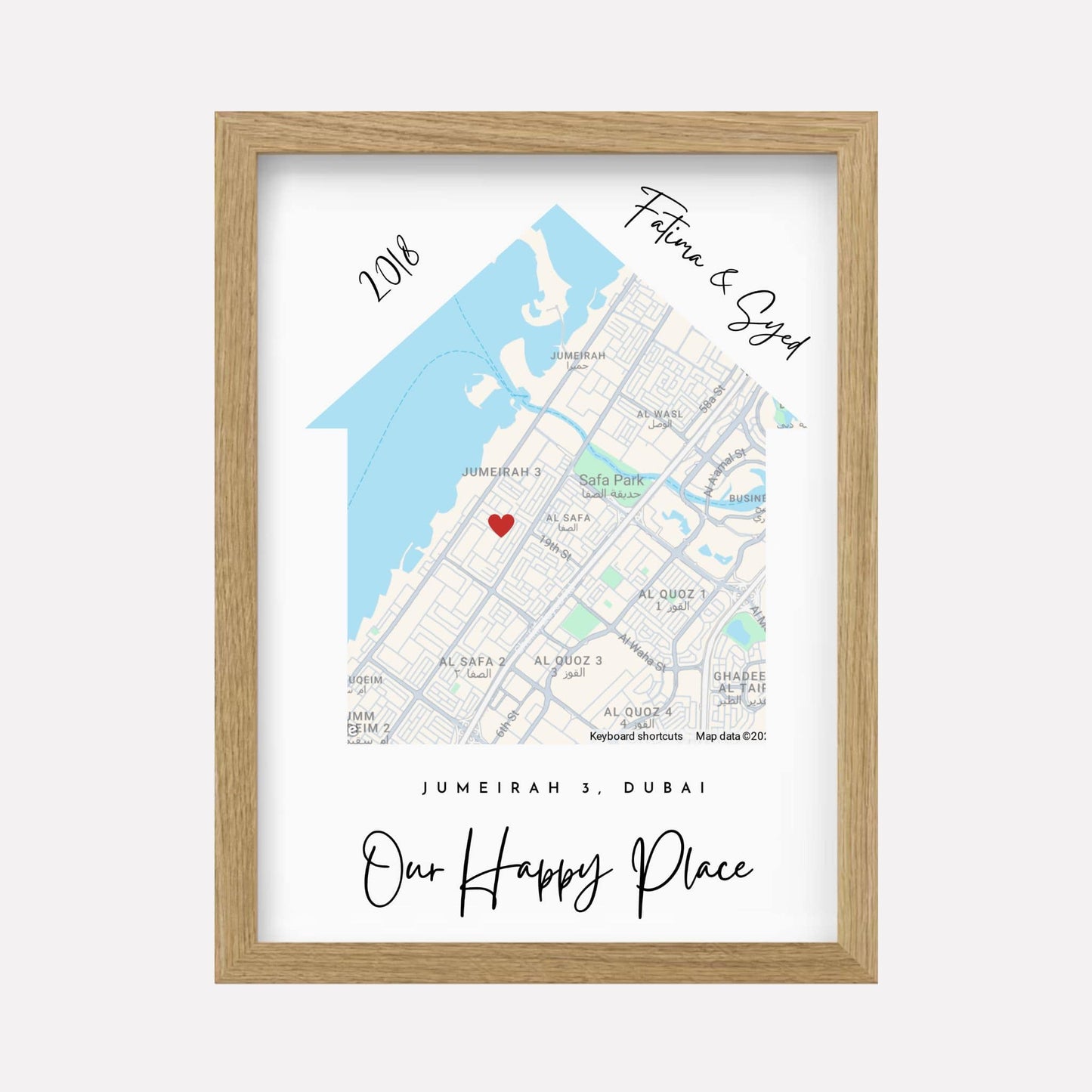 Personalised Map Of Your Home - Hadiyah